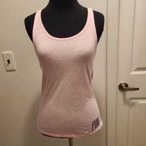 Victoria's Secret Pink XSmall Tank Top Lace Sides Round Neck Shirt